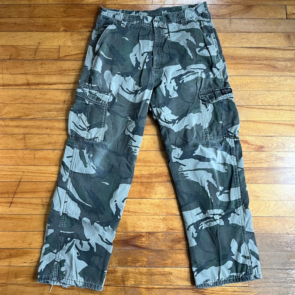 Wrangler‎ fleece-lined Camouflage Cargo Pants 34x30